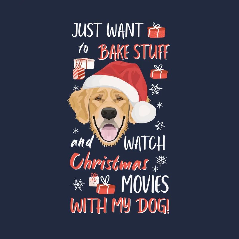 Golden Retriever Joyeux Noël