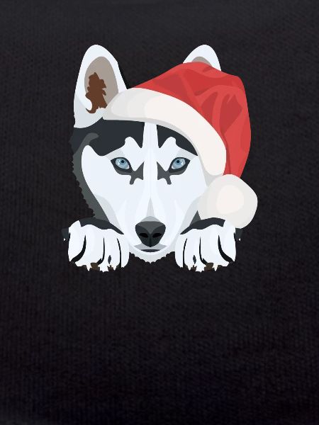 Husky Merry Christmas
