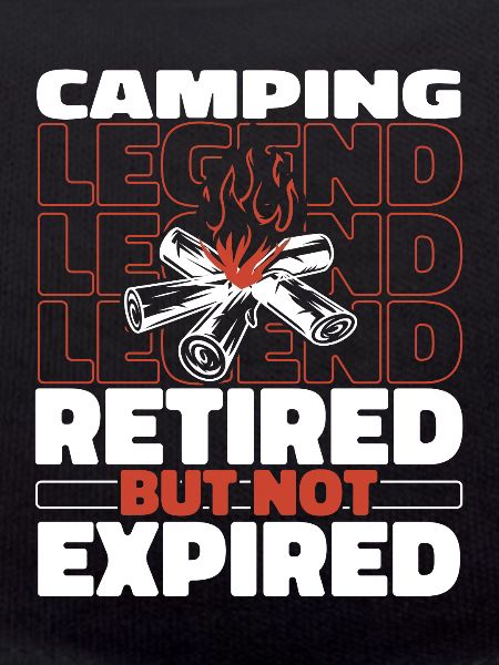 Retired camping tent
