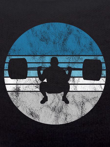 Musculation Bodybuilder GYM Fitnessstudio Retro