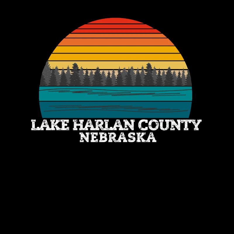 le comté de Lake Harlan, situé dans l’État du Nebraska;