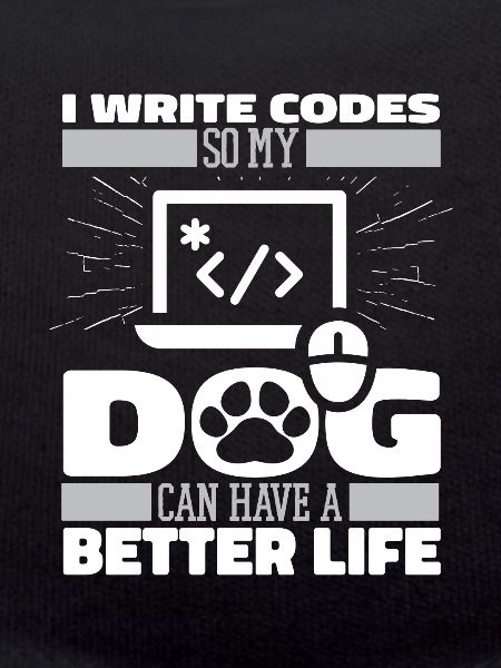 Entwickler Coder Programmierer Hund