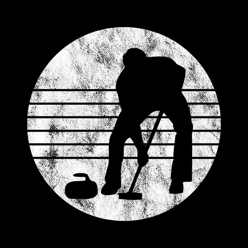 Curling sur glace Curling Retro Cadeau