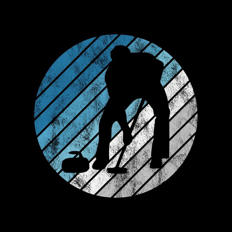 Curling sur glace Curling Retro Cadeau