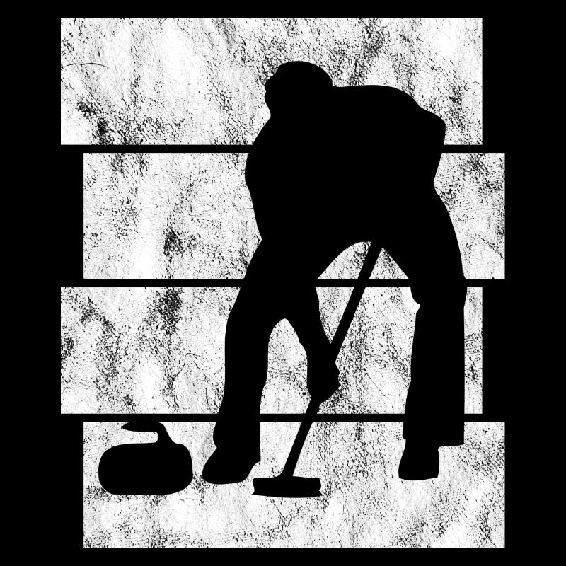 Curling sur glace Curling Retro Cadeau