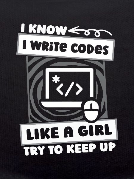 Developer Coder Programmer Girl