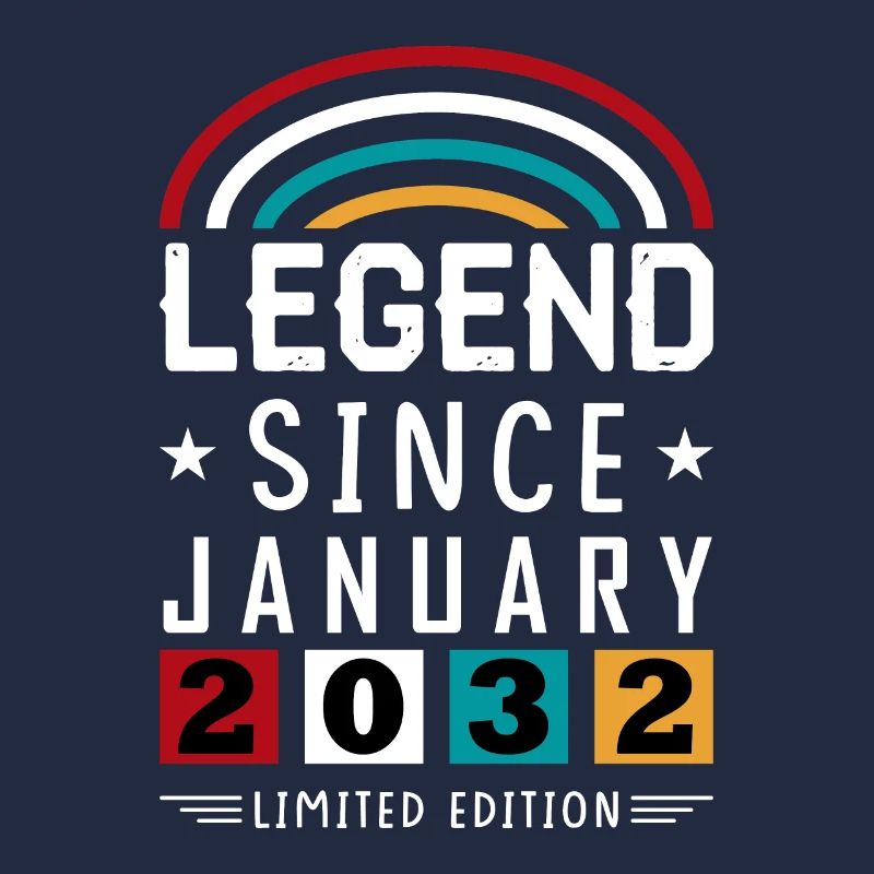 2032 Legend Since Birthday Gift January
