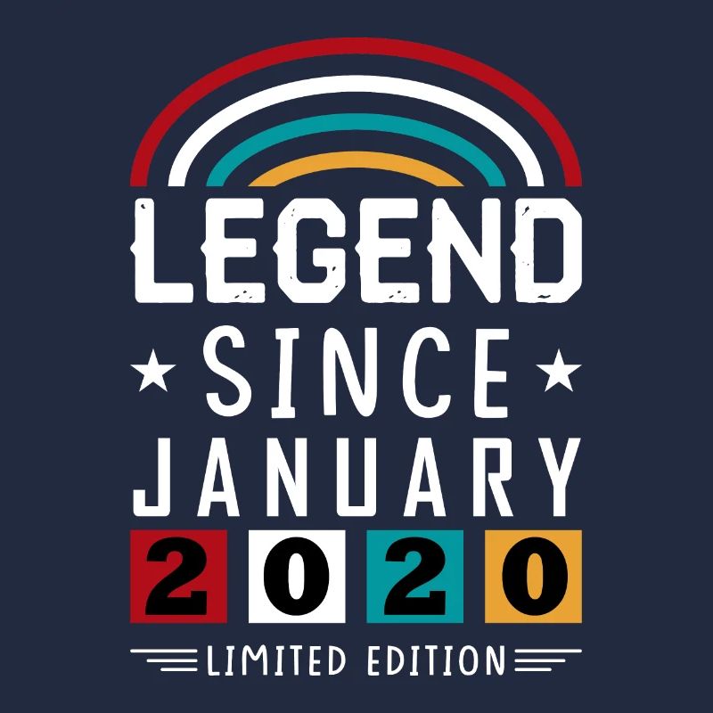 2020 Legend Since Geburtstag Geschenk Januar