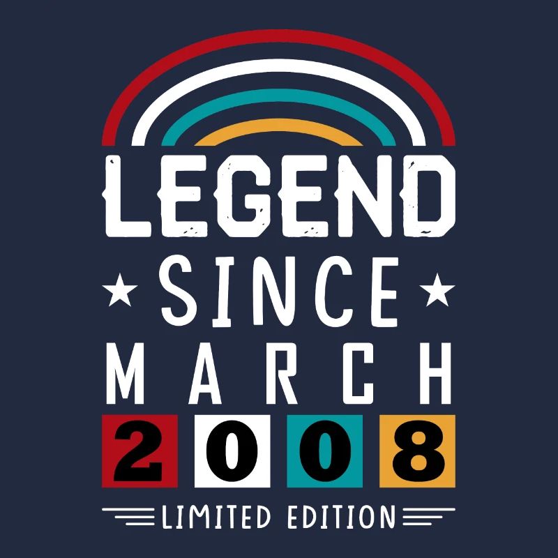 2008 Legend Since Birthday Gift March