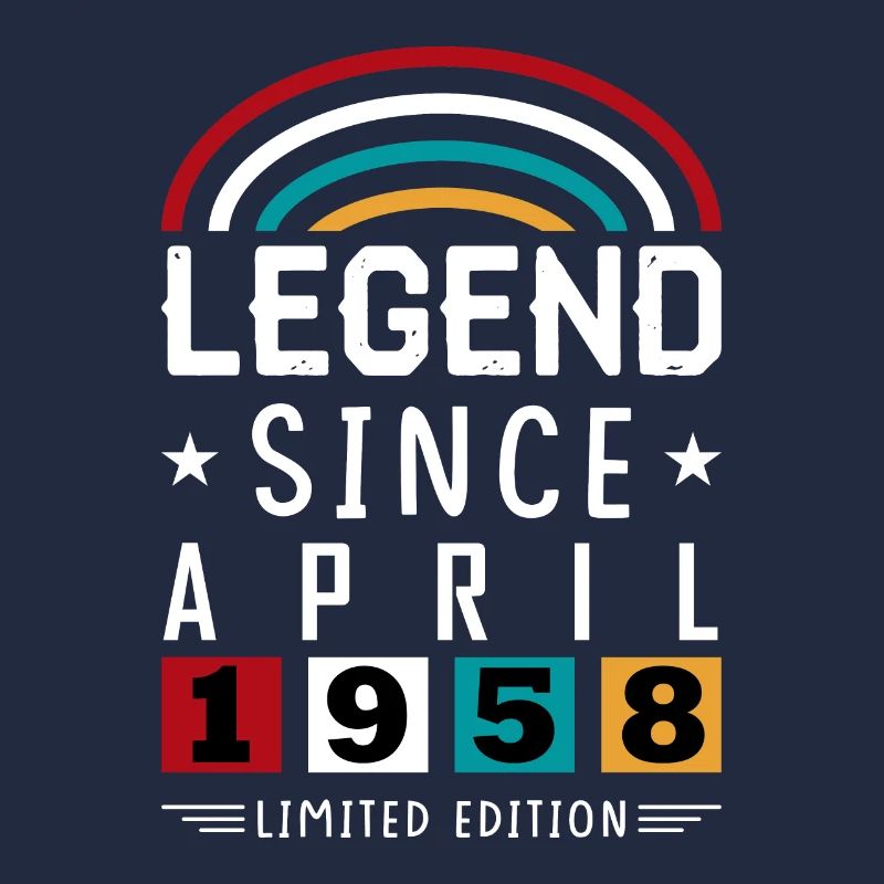 1958 Legend Since Birthday Gift April