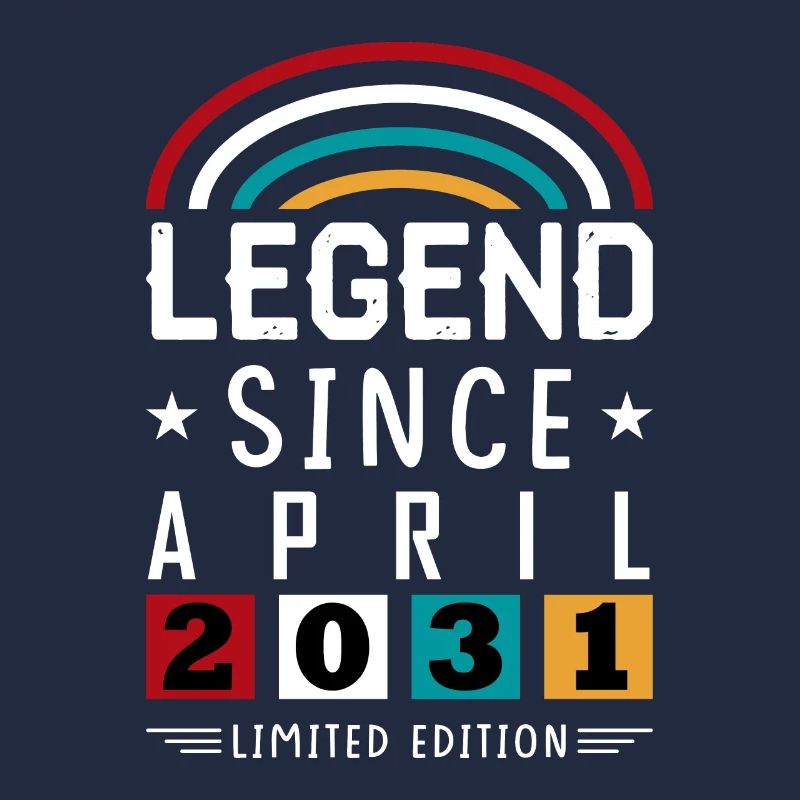 2031 Legend Since Geburtstag Geschenk April