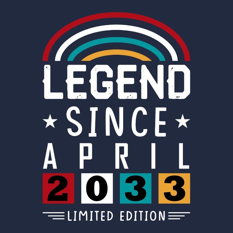 2033 Legend Since Geburtstag Geschenk April