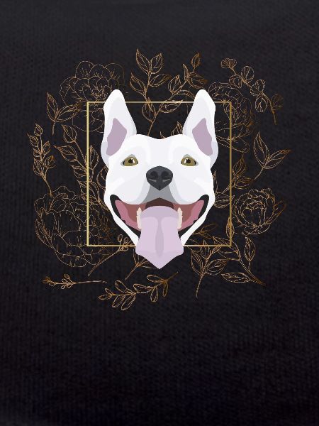 Golden Dog Bull Terrier