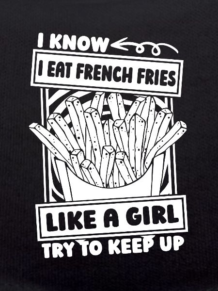 French Fries Fries Girl