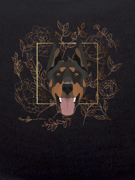 Golden Dog Doberman