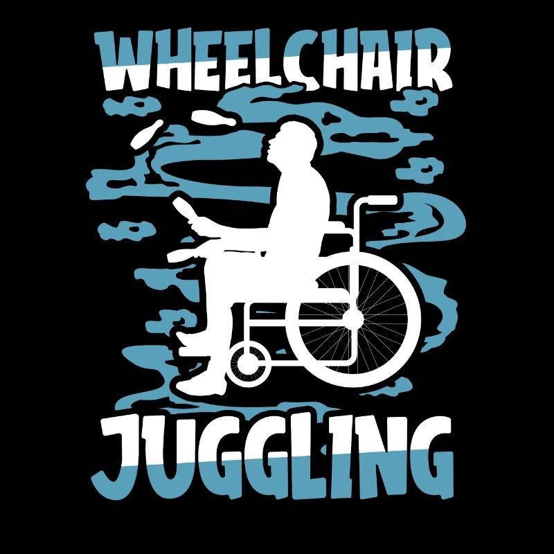 Jonglieren Jongleur Rollstuhl