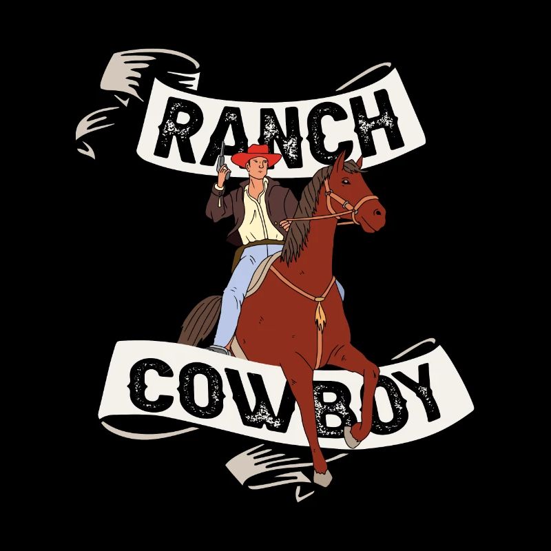 Rodeo Cowboy Lasso Ranch Cowboy