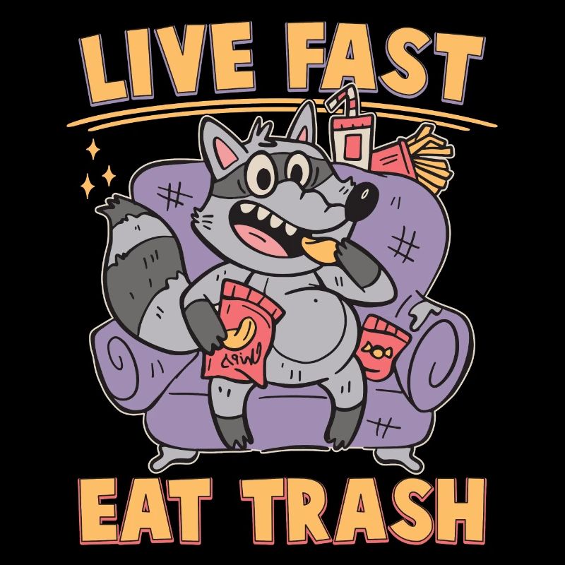Fast Live , Eat Trash - Auf Der Couch Mit Chips