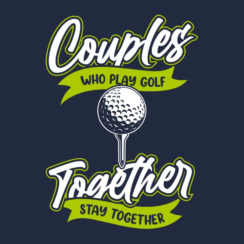 Golf Golfeur Couple de Golf