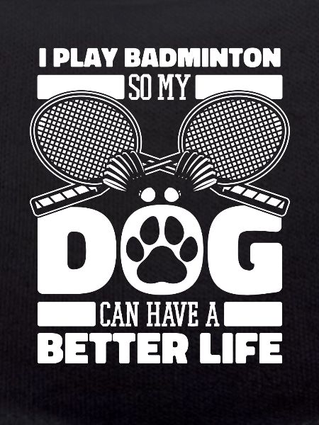 Badminton badminton dog