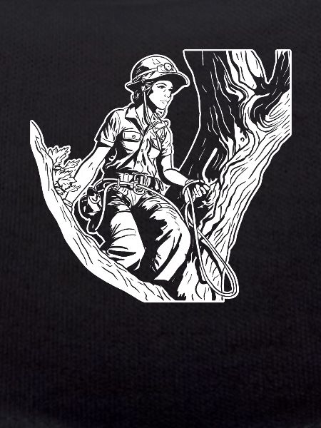 Baumpfleger Baumkletterer Arborist