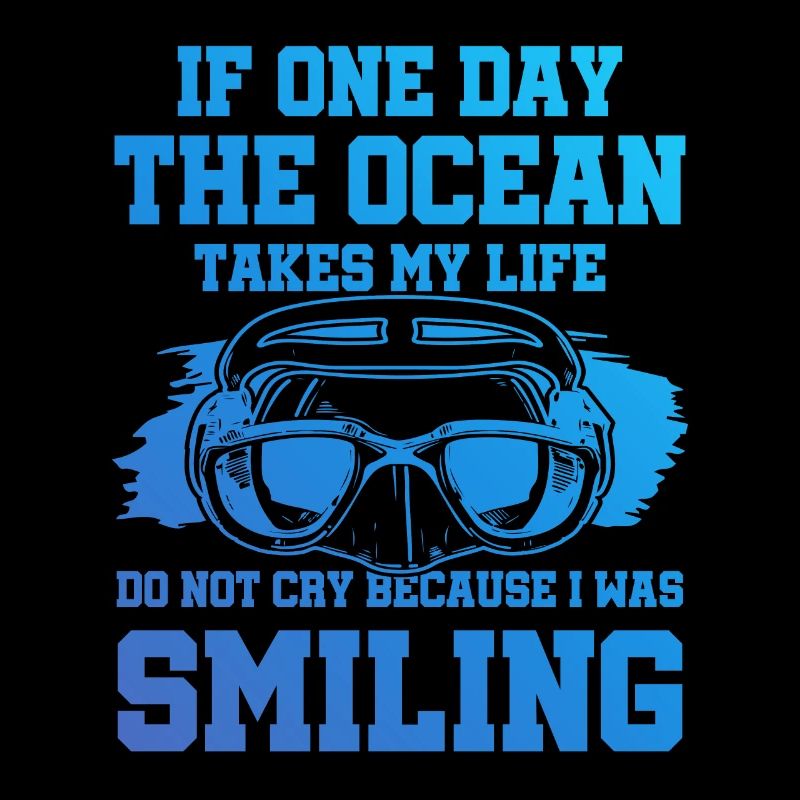 tauchen lächeln spruch