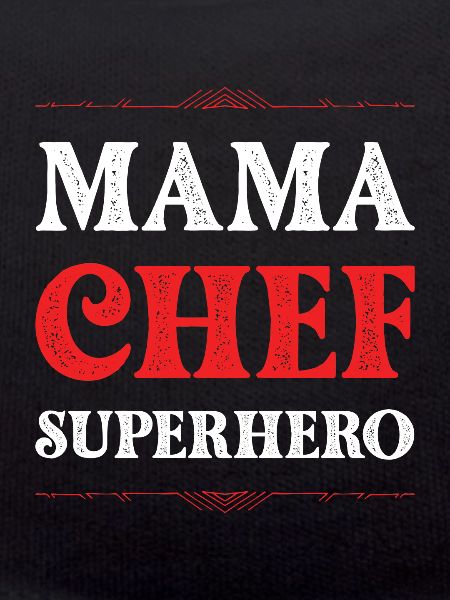 Mama Chef Superheld Mutter