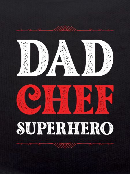 Dad Chef Superheld Papa