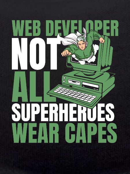 Web Entwickler Webdeveloper Superheld
