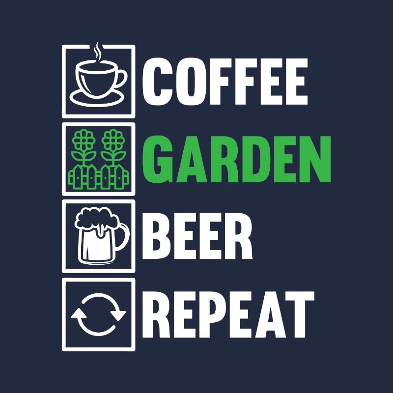 Hobbygärtner Garten Kaffee Garten Bier