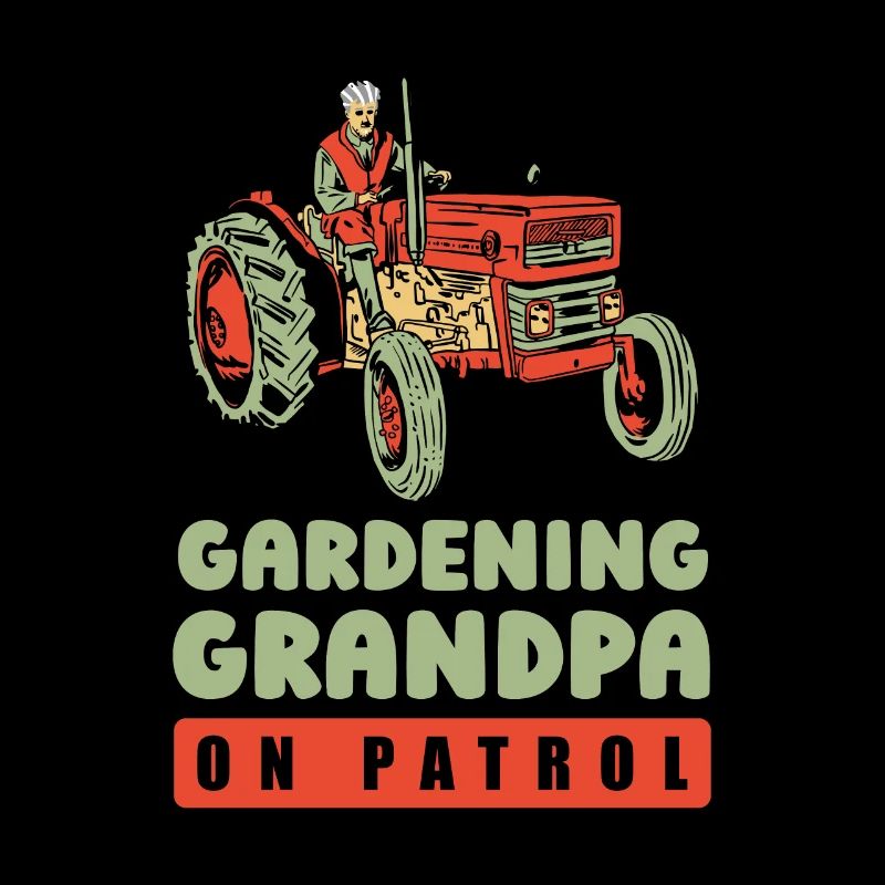 Hobbygärtner Garten Großvater Garten Opa