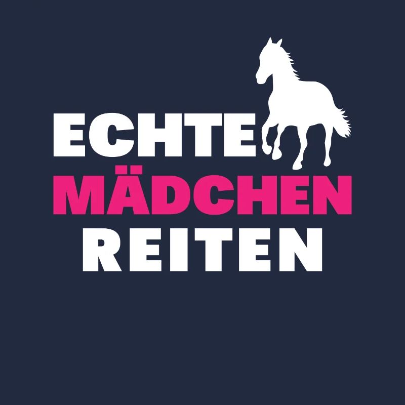 Echte mädchen reiten