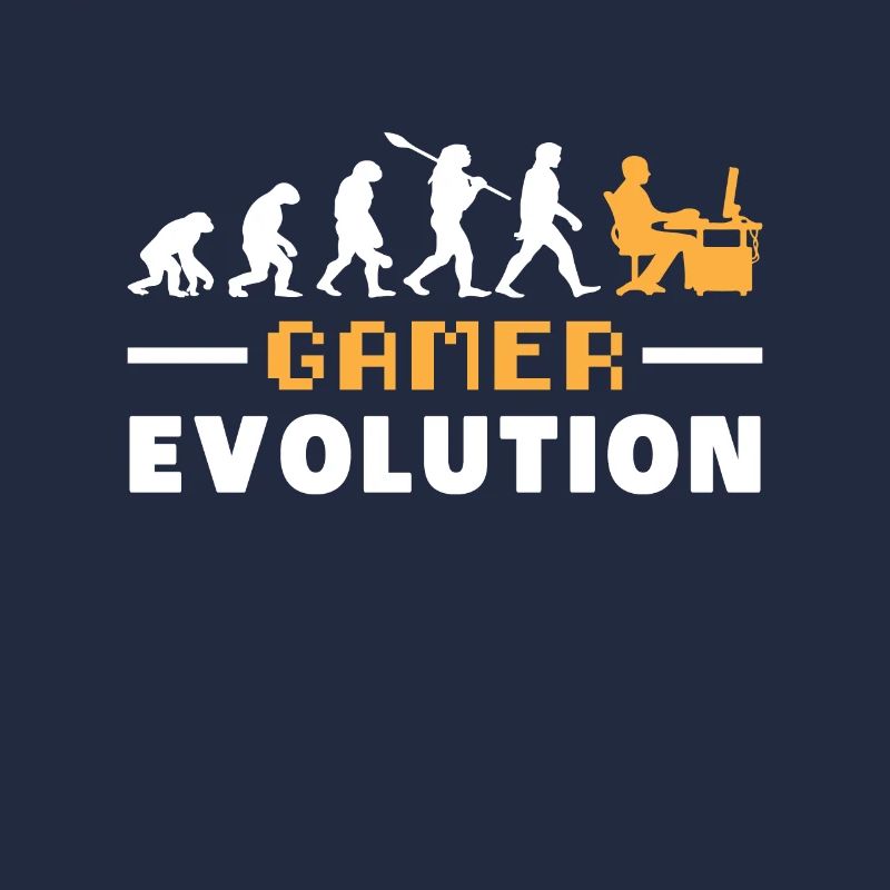 Gamer Evolution Vintage Gift