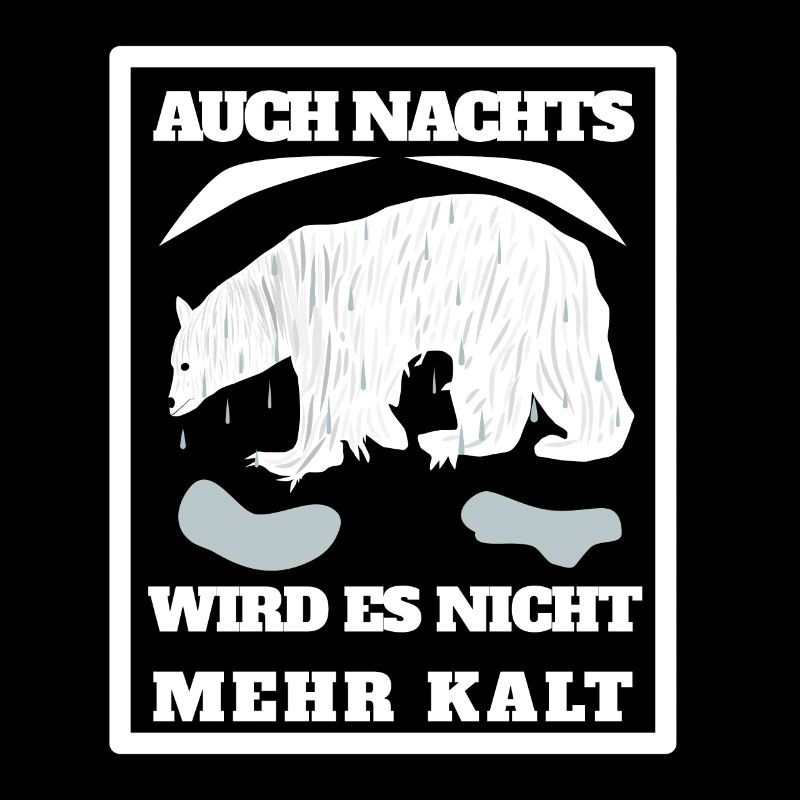 Schwitzende Eisbären. Es wird nicht mehr kalt.