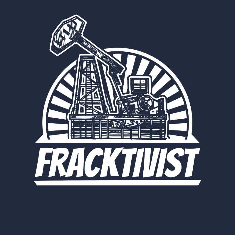 Ölfeld Bohrinsel Fracktivist Fracking