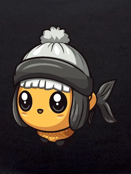 Fish Winter Comic Cute