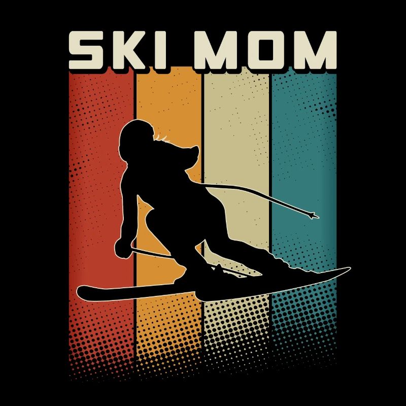 Rétro Ski Maman Ski Maman