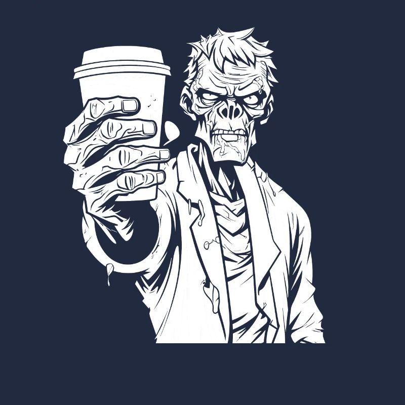 Kaffee Cafe Halloween Zombie Hand
