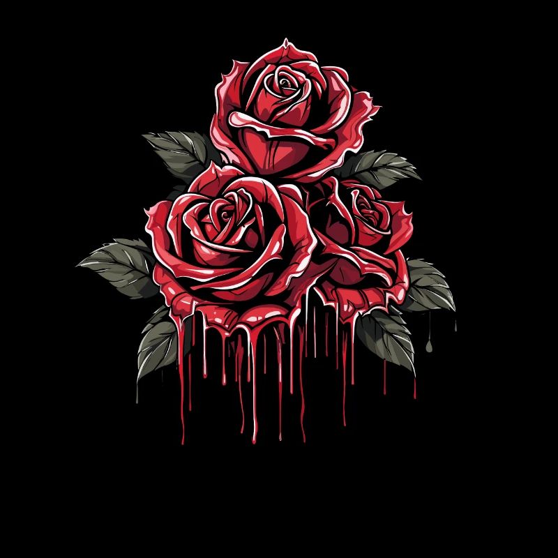Rose Rouge Goth Cool