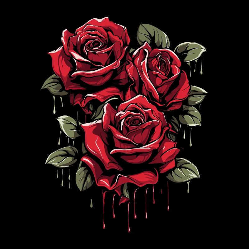 Rote Rose Goth Cool