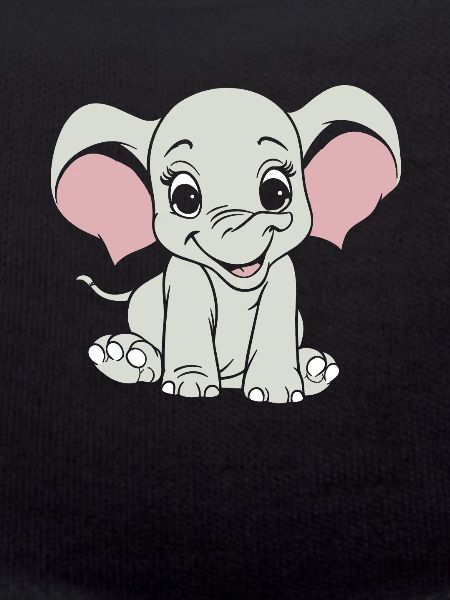 Éléphant souriant