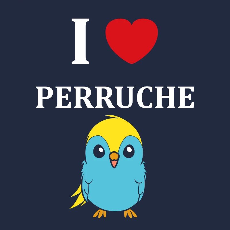 Oiseaux perruches humour petite perruche