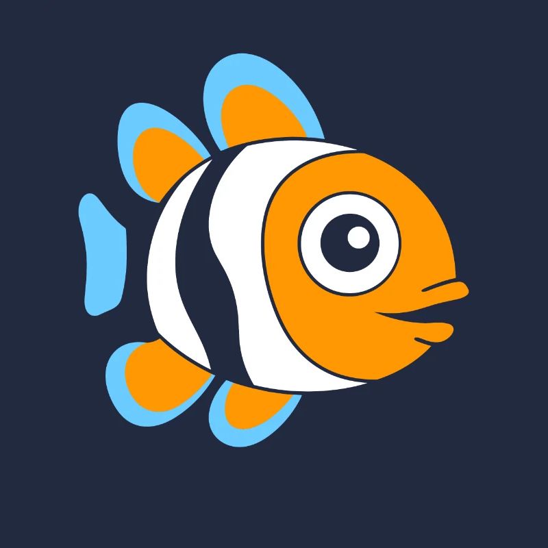 Humor Kleiner Clownfisch