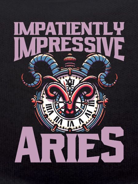 Aries Funny Time Clock
