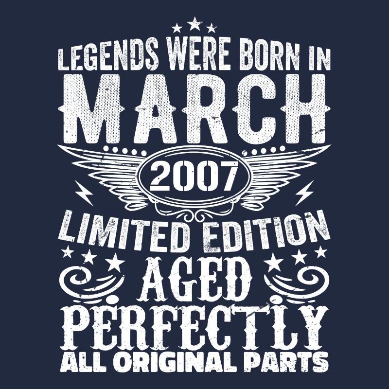 Legendary since March 2007 Birthday 2007