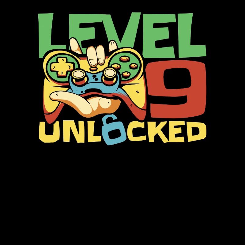 Gamer Gaming Level 9 Unlocked