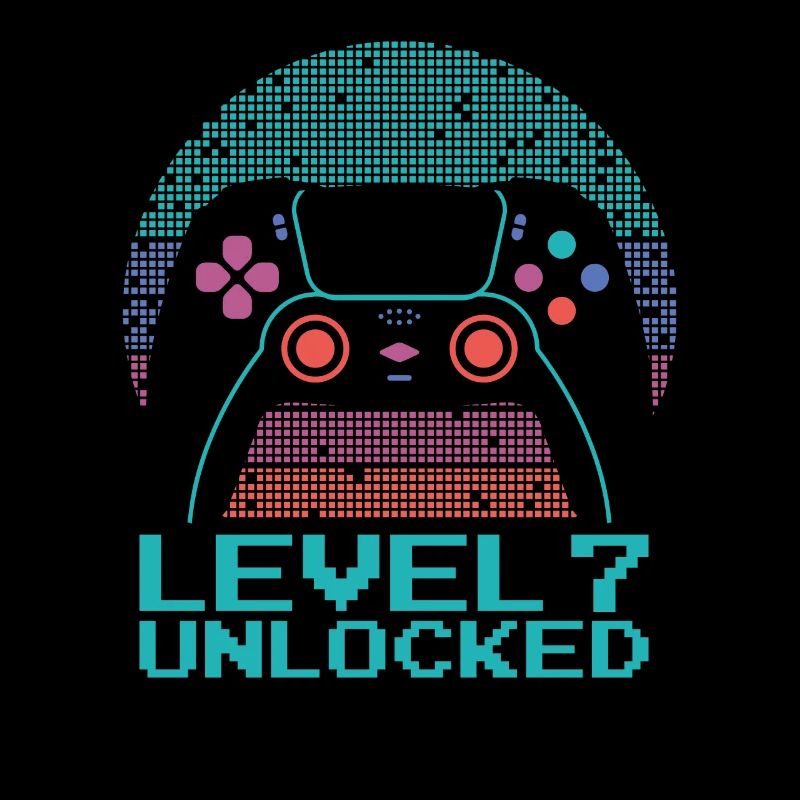 Gamer Gaming Level 7 Unlocked