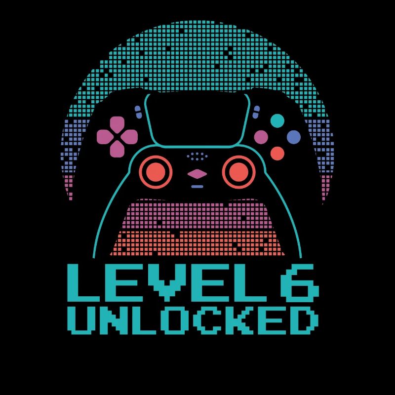 Gamer Gaming Level 6 Unlocked
