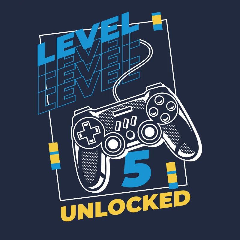 Gamer Gaming Level 5 Unlocked