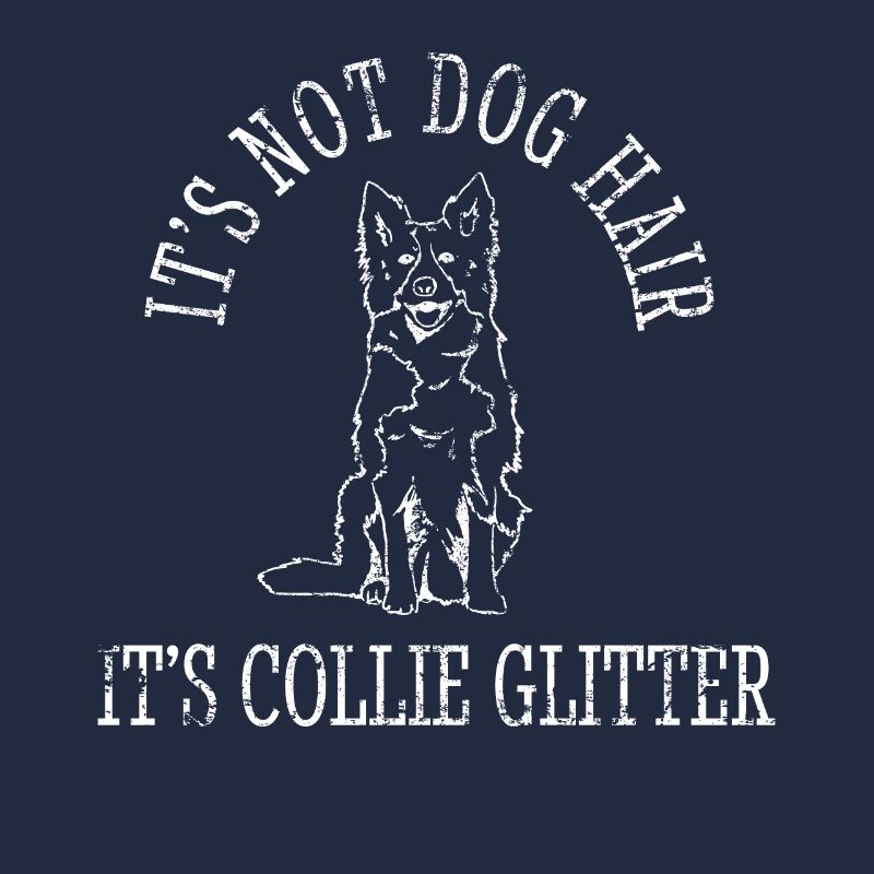 Conception unique de border collie pour